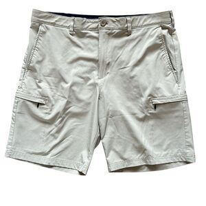Izod Golf Mens Tan Shorts
